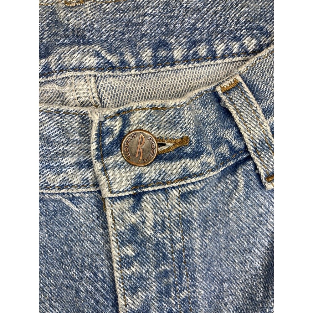 Vintage 90s Riders Womens Jeans 12M 32x30.5 High Rise Mom Straight Y2K Grunge - Picture 8 of 9